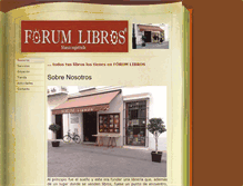 Tablet Screenshot of forumlibros.com
